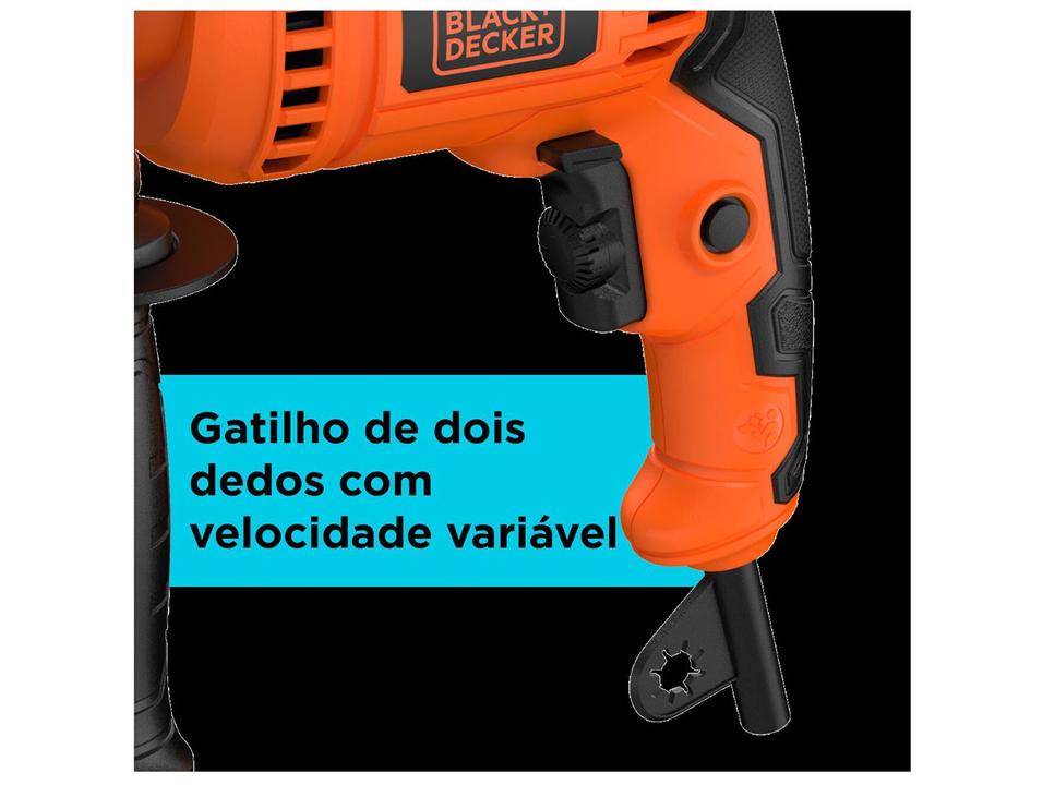 Furadeira de Impacto Black+Decker 650W BED713650 - 4