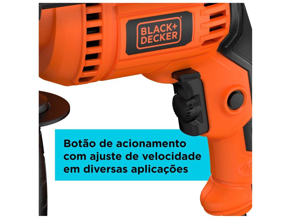 Furadeira de Impacto Black+Decker 650W BED713650 - 7