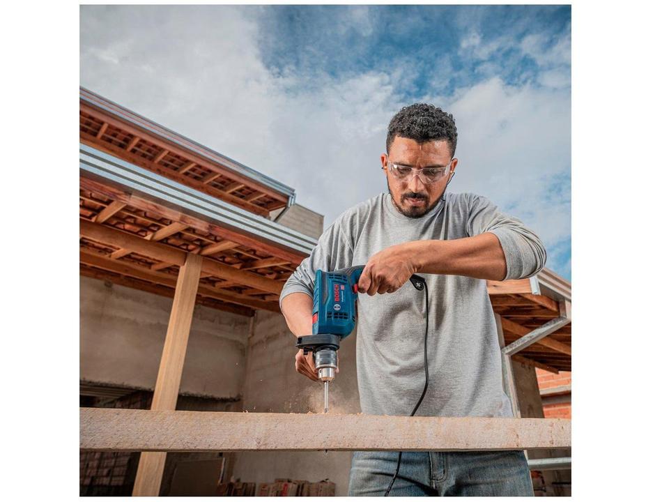 Furadeira de Impacto Bosch 750W 4 Peças GSB 13 RE Profissional - 15