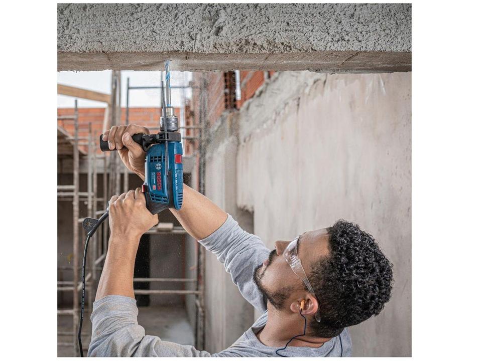 Furadeira de Impacto Bosch 750W 4 Peças GSB 13 RE Profissional - 13
