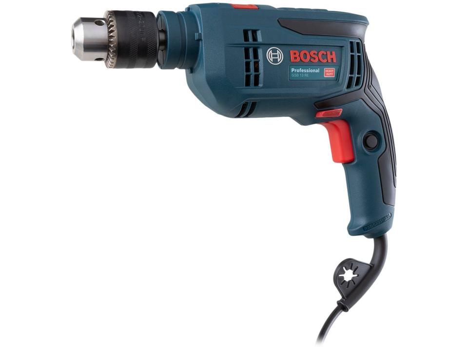 Furadeira de Impacto Bosch 750W 4 Peças GSB 13 RE Profissional - 4