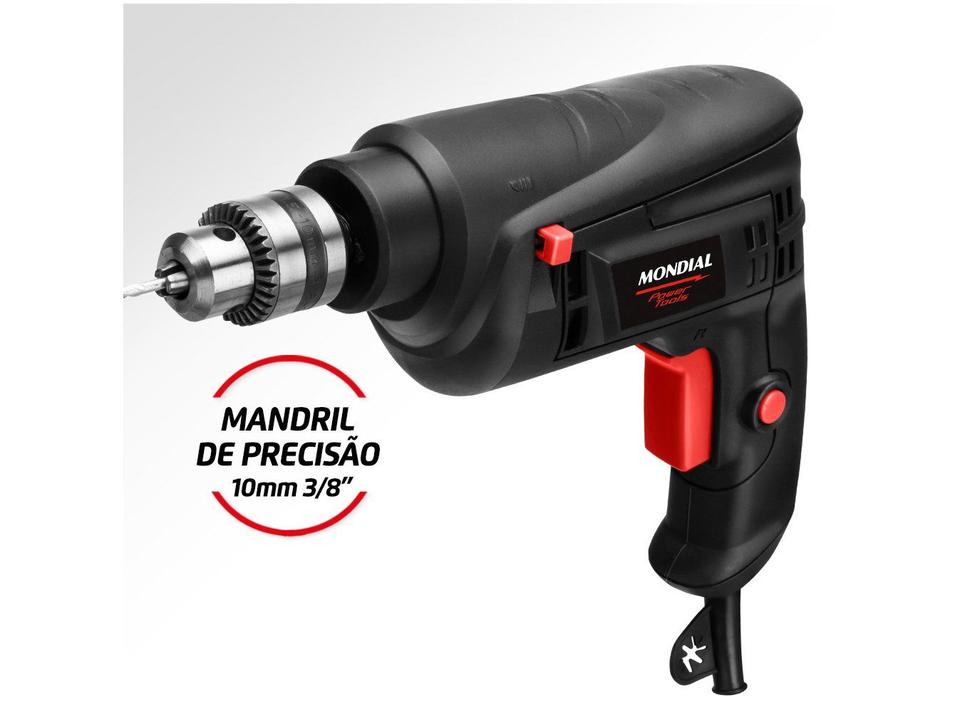 Furadeira de Impacto Mondial 550W 3/8” - 3