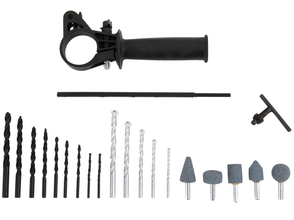 Furadeira de Impacto Nell 400W Velocidade Variável e Reversível 3/8” com Maleta 19 Peças MB713 - 8