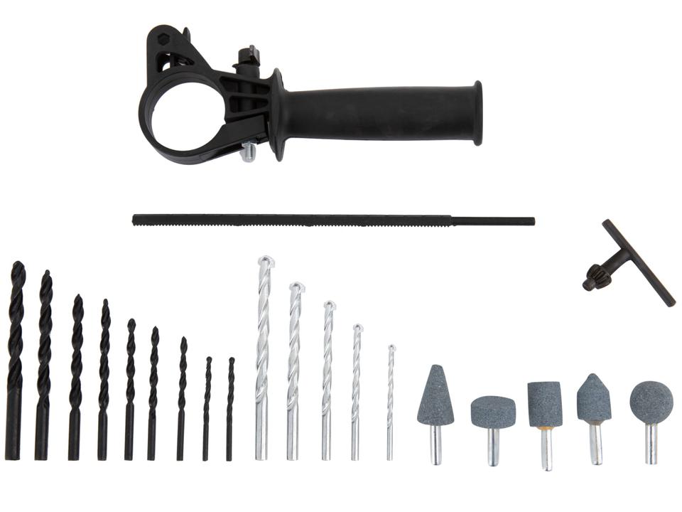 Furadeira de Impacto Nell 400W Velocidade Variável e Reversível 3/8” com Maleta 19 Peças MB7135 - 8