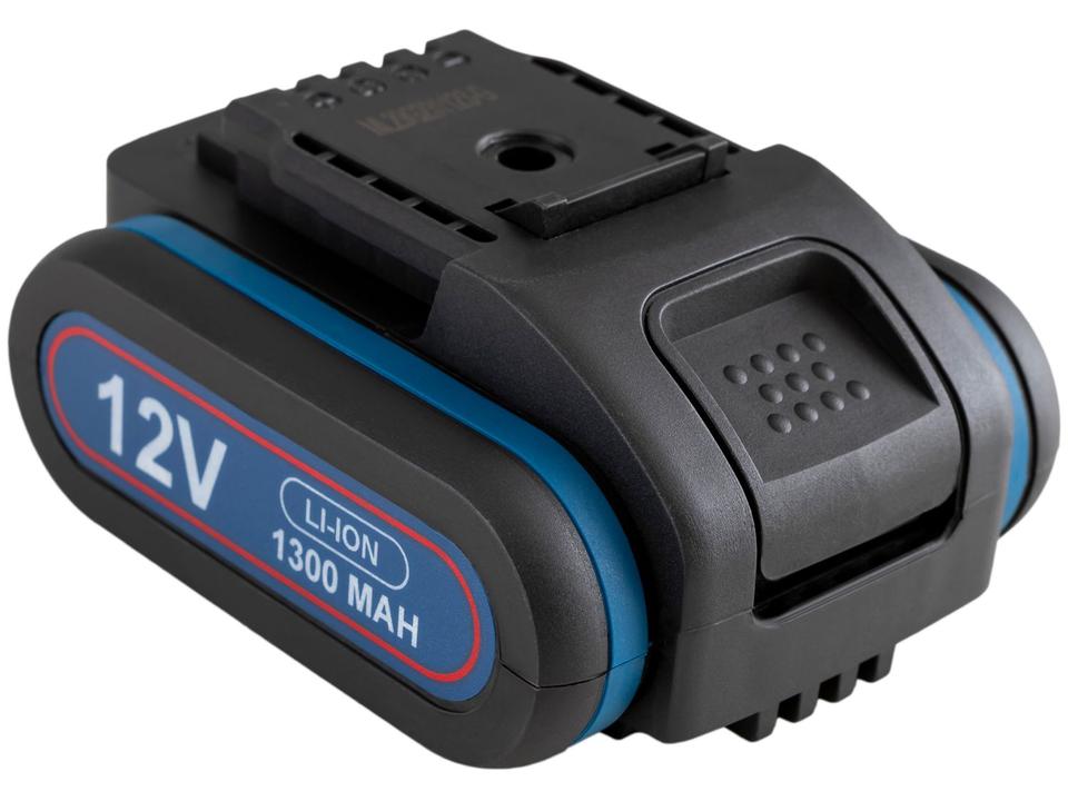 Furadeira e Parafusadeira a Bateria 12V 3/8" com Maleta + 13 Peças Nell - 7