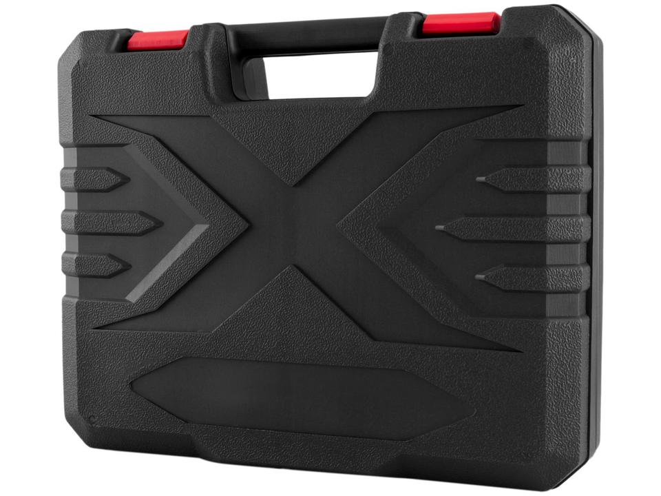 Furadeira e Parafusadeira a Bateria 12V 3/8" com Maleta + 13 Peças Nell - 9