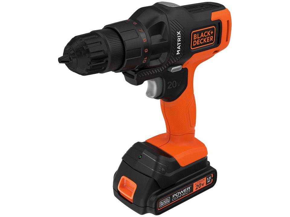 Furadeira e Parafusadeira Black+Decker a Bateria 15 peças MTX20K6A-BR - 5