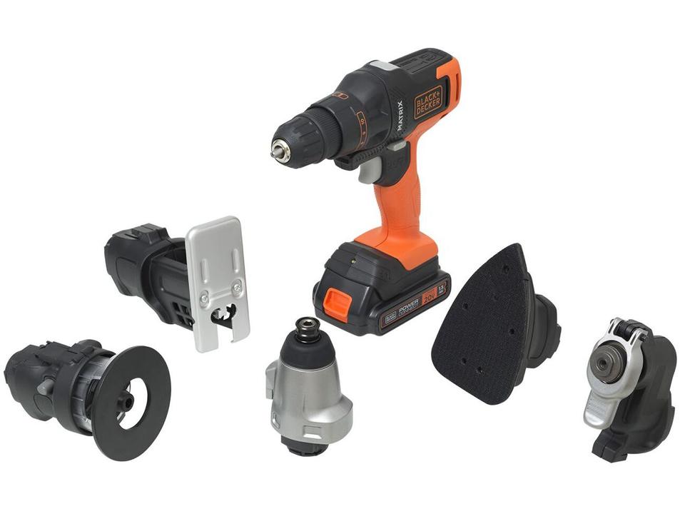 Furadeira e Parafusadeira Black+Decker a Bateria 15 peças MTX20K6A-BR - 4