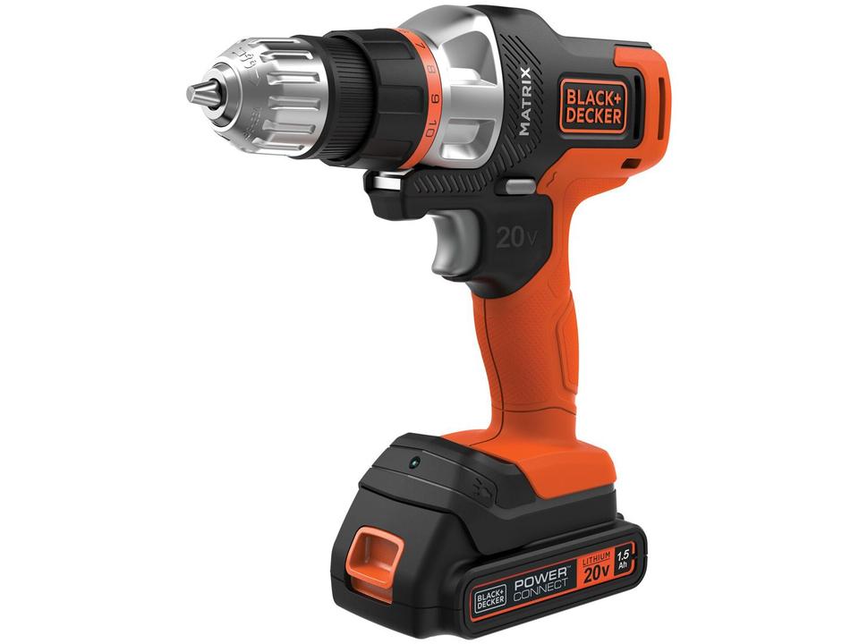 Furadeira e Parafusadeira Black+Decker a Bateria 15 peças MTX20K6A-BR - 7