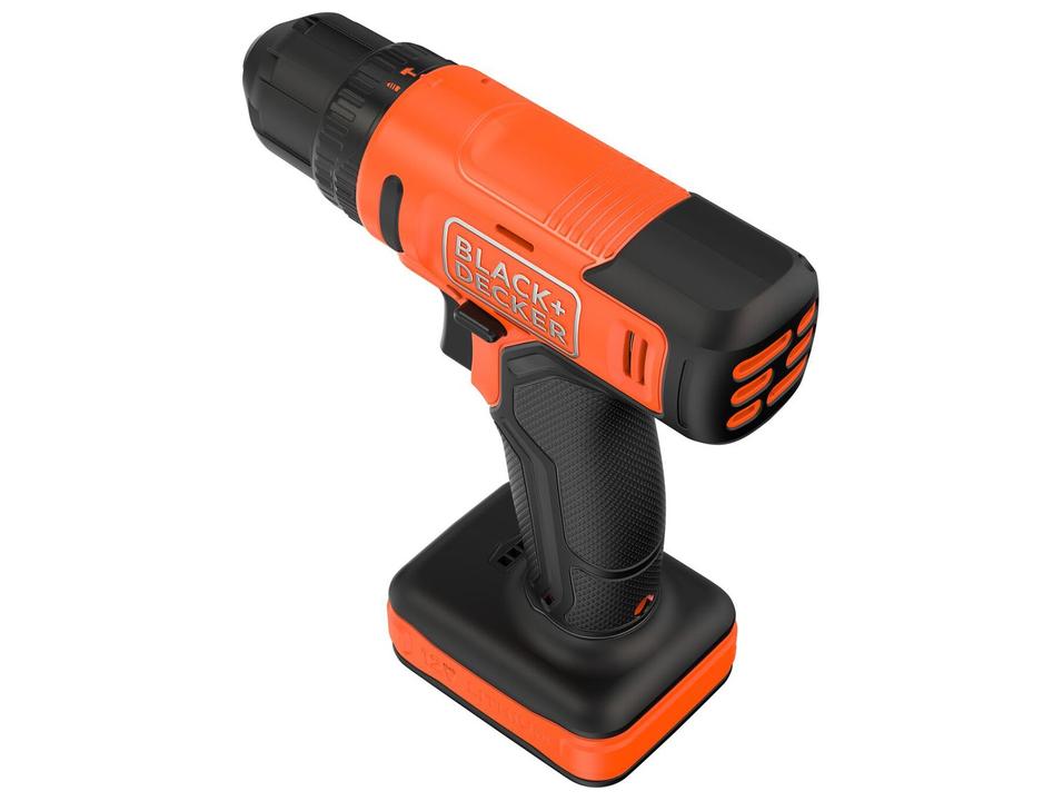 Furadeira e Parafusadeira de Impacto Black+Decker a Bateria 20 Peças BCD712VHD-BR - 14