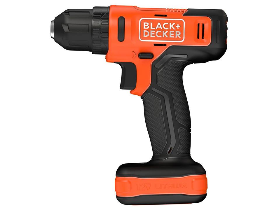 Furadeira e Parafusadeira de Impacto Black+Decker a Bateria 20 Peças BCD712VHD-BR - 10