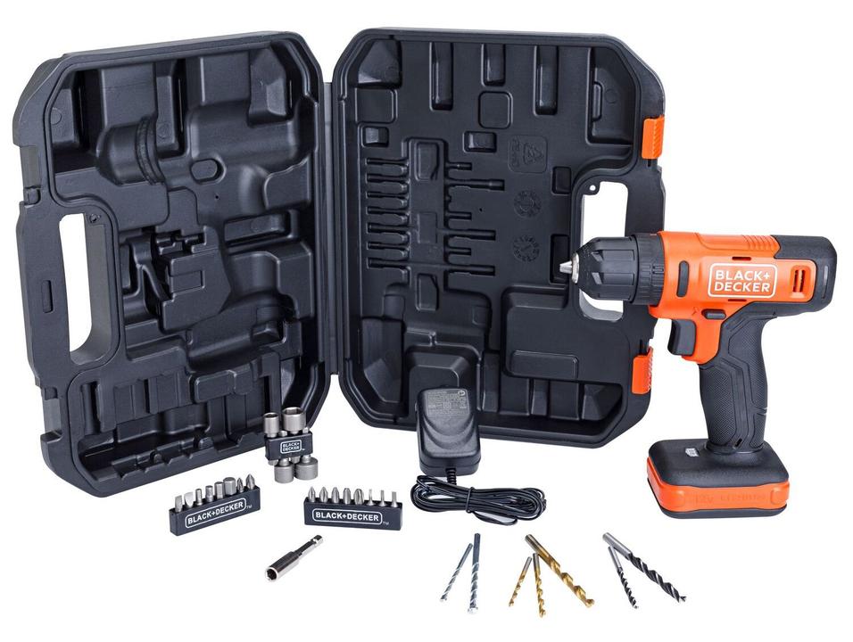 Furadeira e Parafusadeira de Impacto Black+Decker a Bateria 32 Peças BCD712VHDK-BR - 15