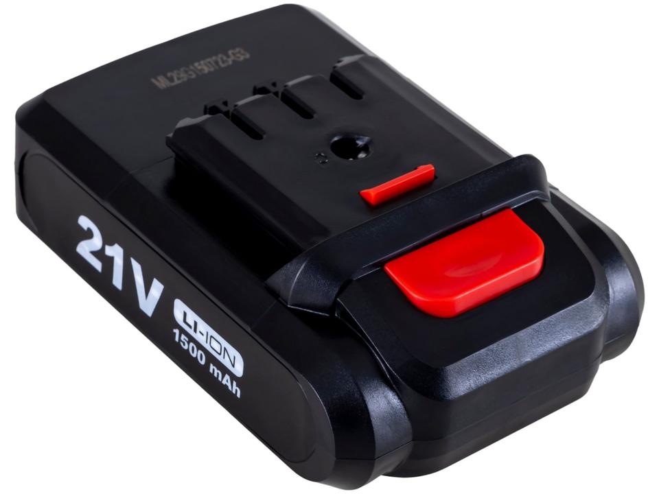 Furadeira e Parafusadeira de Impacto Mondial a Bateria 21V com Maleta Power Tools PF-09M - 12