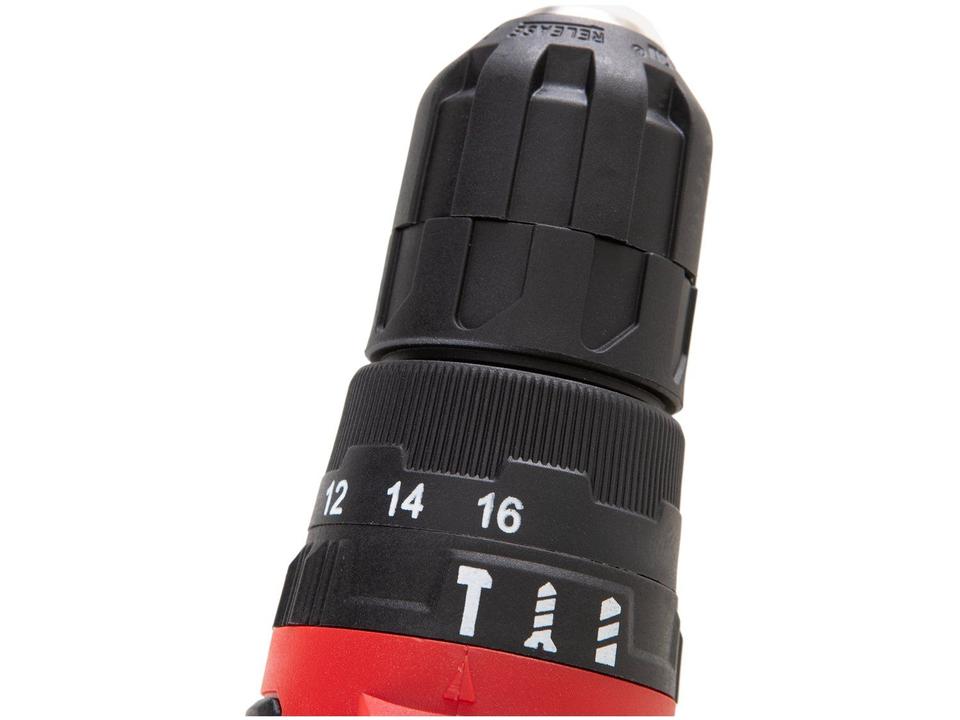 Furadeira e Parafusadeira de Impacto Mondial a Bateria com Maleta 15 peças PI-10MA - 5