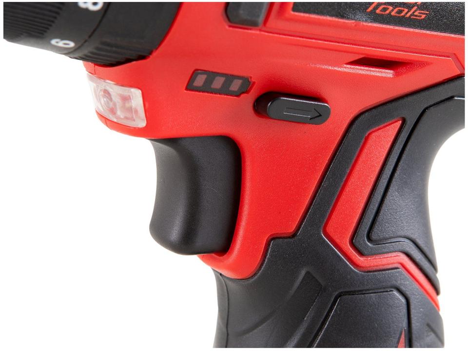 Furadeira e Parafusadeira de Impacto Mondial a Bateria com Maleta 15 peças PI-10MA - 4