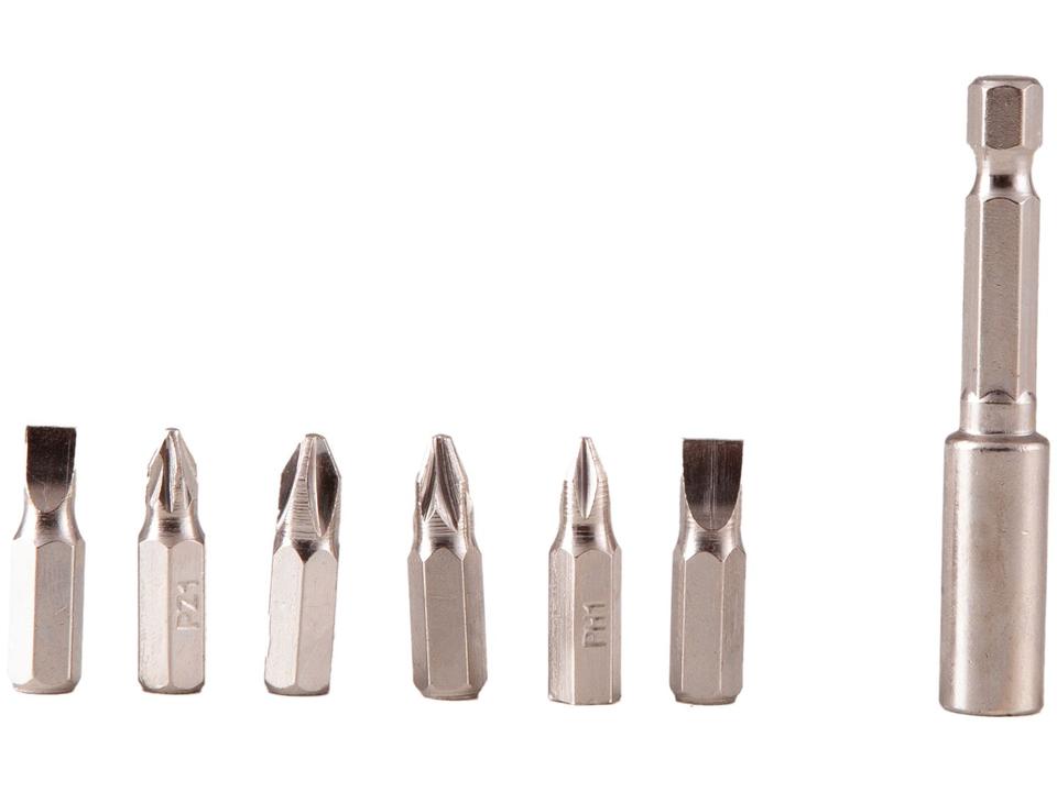 Furadeira e Parafusadeira de Impacto Mondial a Bateria com Maleta 15 peças PI-10MA - 9