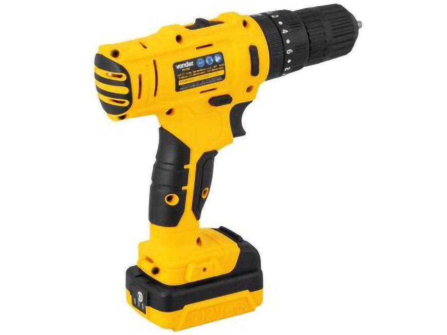 Furadeira e Parafusadeira de Impacto Vonder a Bateria 12V com Maleta 15 Peças PFV 120I - 6
