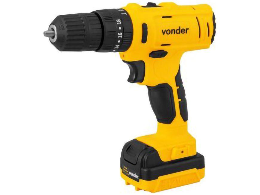 Furadeira e Parafusadeira de Impacto Vonder a Bateria 12V com Maleta 15 Peças PFV 120I - 4