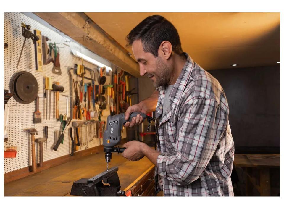 Furadeira e Parafusadeira de Impacto Wap 700W com Maleta 12 Peças WF 700K10 - 14