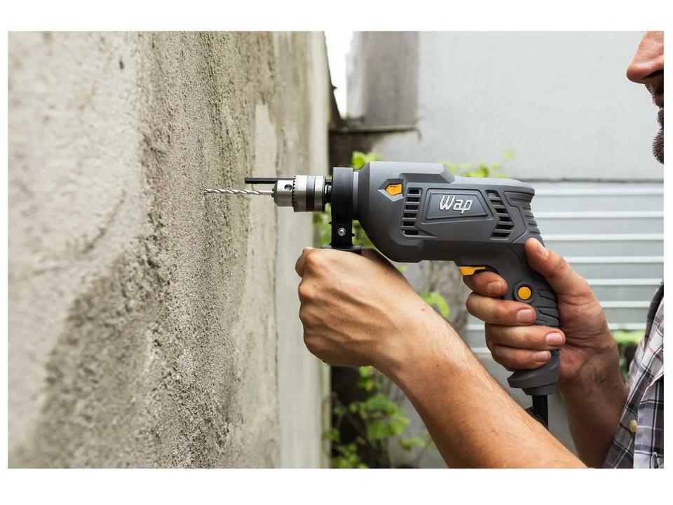 Furadeira e Parafusadeira de Impacto Wap 700W com Maleta 12 Peças WF 700K10 - 13