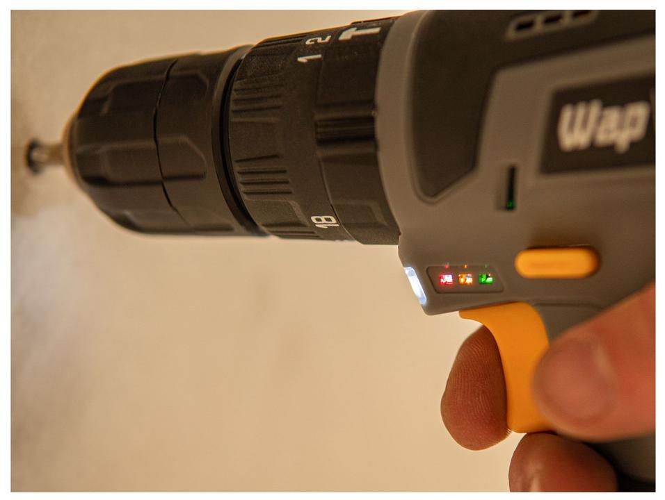 Furadeira e Parafusadeira de Impacto Wap a Bateria 12V 16 Peças BPFI 12K4 - 3
