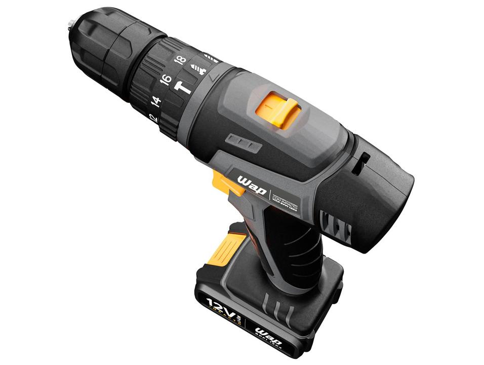 Furadeira e Parafusadeira de Impacto Wap a Bateria 12V 16 Peças BPFI 12K4 - 6