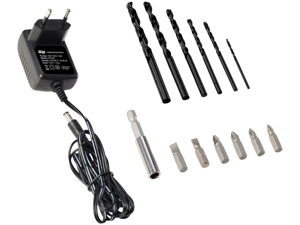 Furadeira e Parafusadeira de Impacto Wap a Bateria - 13