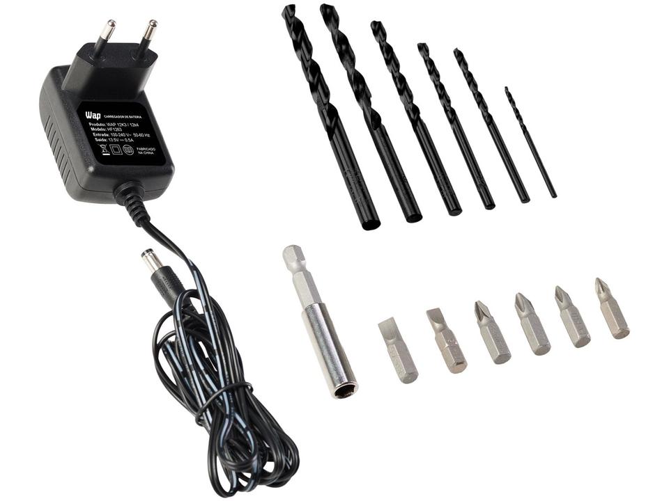 Furadeira e Parafusadeira de Impacto Wap a Bateria - 13