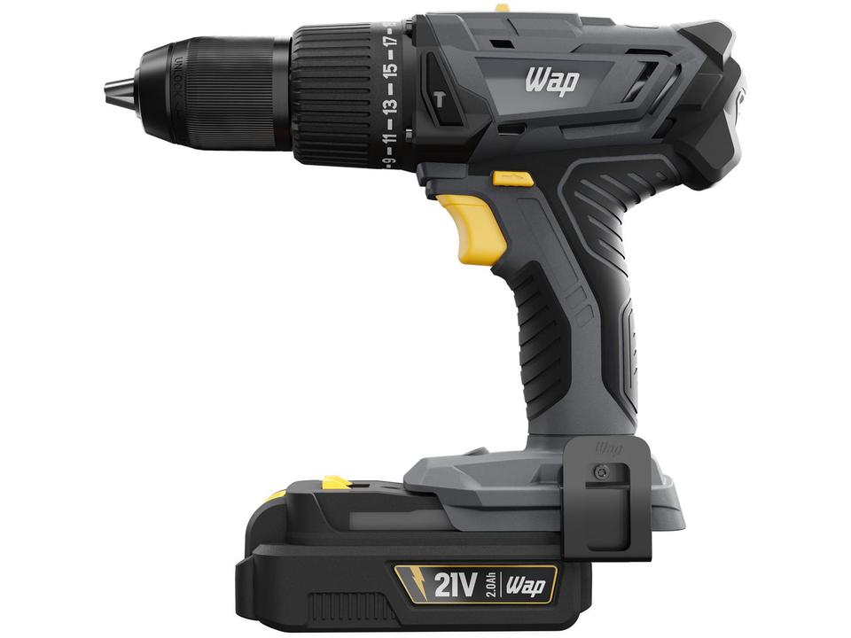 Furadeira e Parafusadeira de Impacto WAP a Bateria 2000 mAh com Maleta K21 ID03 - 4