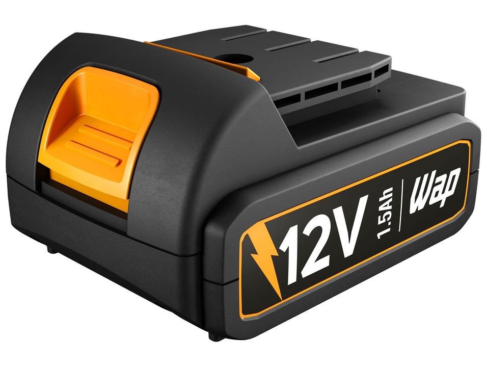 Furadeira e Parafusadeira  de Impacto WAP a Bateria com Maleta 15 Peças WF 12K4.2 - 12