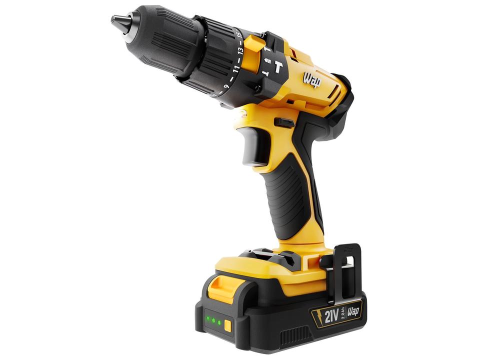 Furadeira e Parafusadeira de Impacto Wap a Bateria com Maleta 4 Peças K21 ID02 - 18