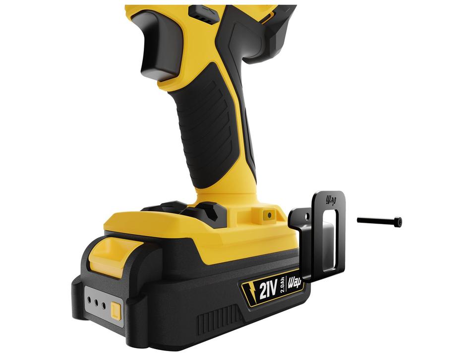 Furadeira e Parafusadeira de Impacto Wap a Bateria com Maleta 4 Peças K21 ID02 - 24