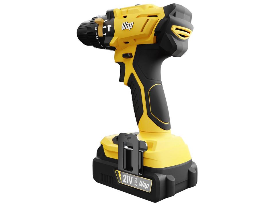 Furadeira e Parafusadeira de Impacto Wap a Bateria com Maleta 4 Peças K21 ID02 - 23