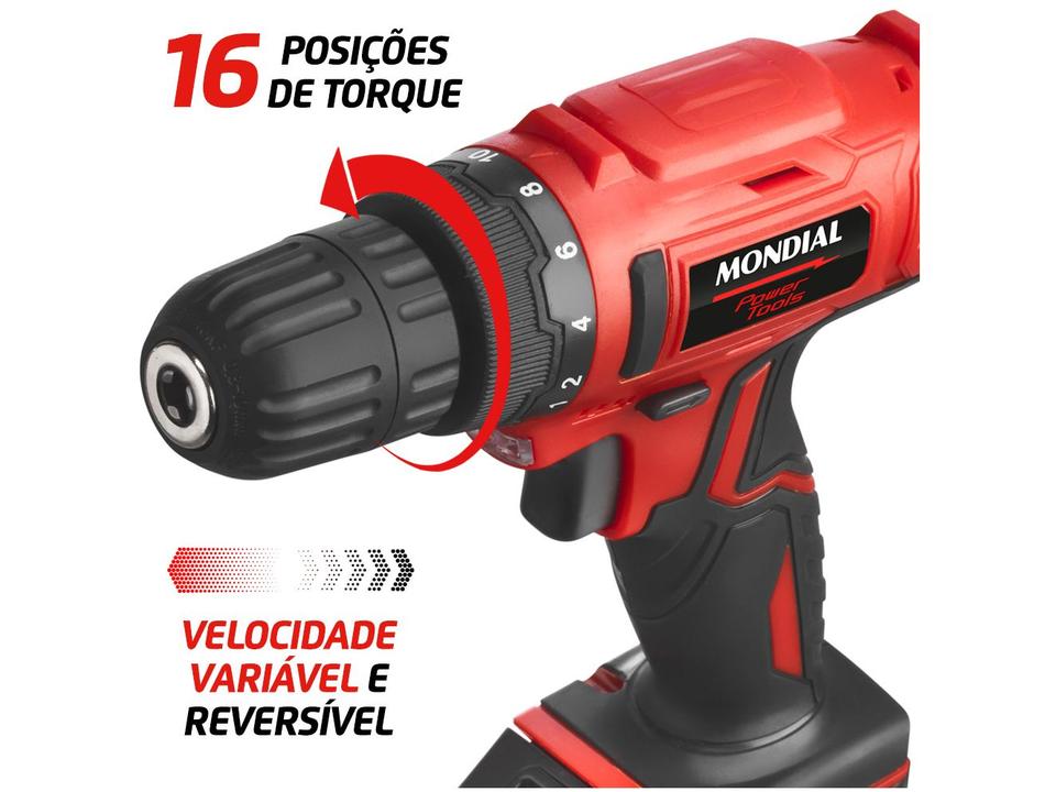 Furadeira e Parafusadeira Mondial Velocidade - 3