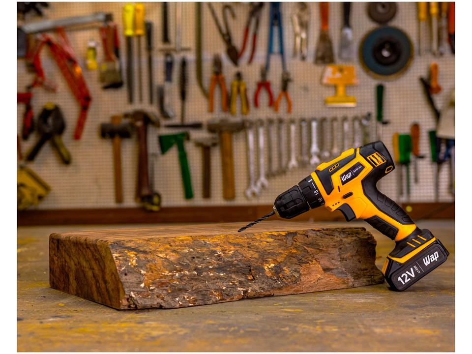 Furadeira e Parafusadeira Wap a Bateria 12V com Maleta 13 Peças BPF 12K3 - 15