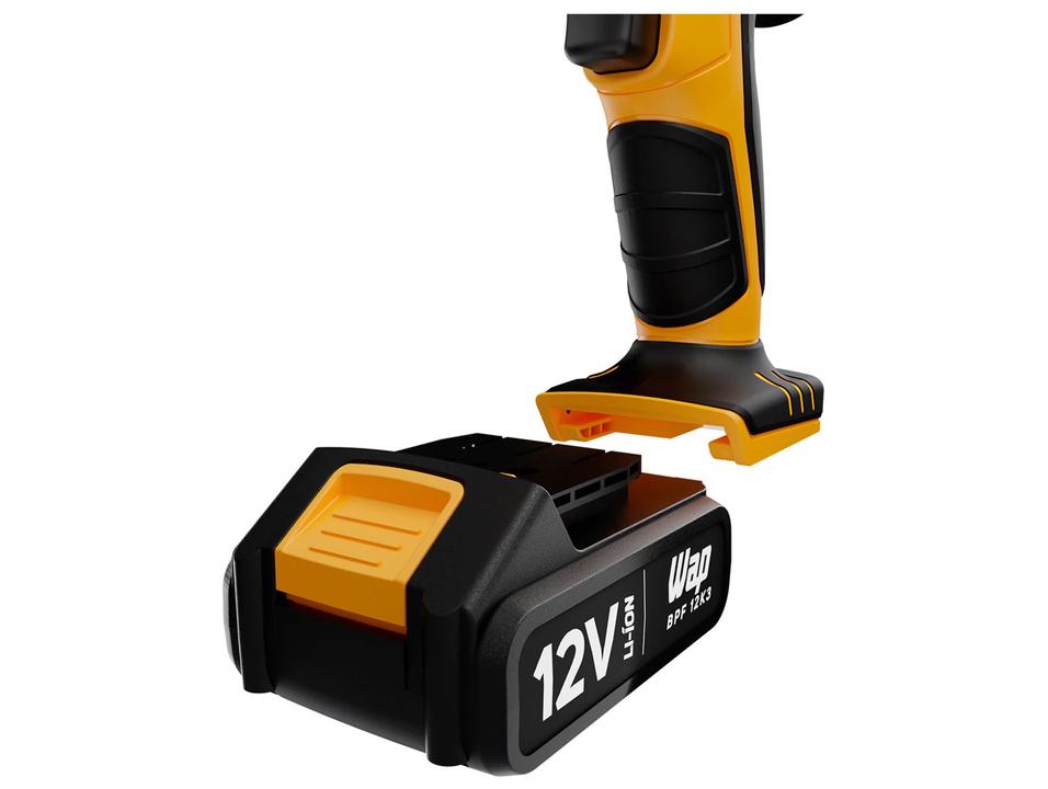 Furadeira e Parafusadeira Wap a Bateria 12V com Maleta 13 Peças BPF 12K3 - 8