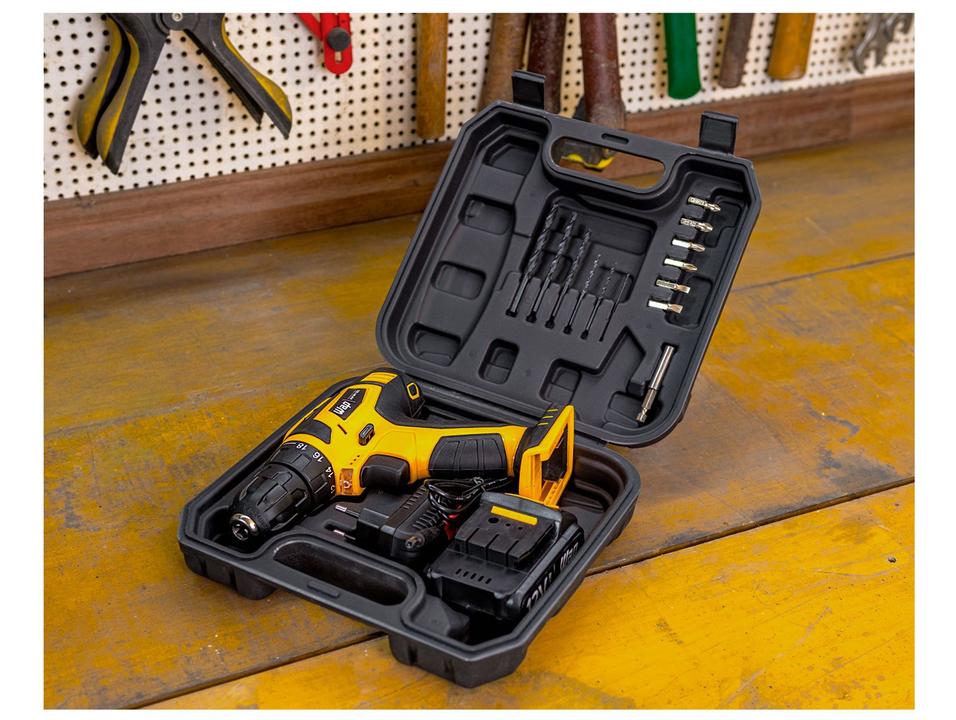 Furadeira e Parafusadeira Wap a Bateria 12V com Maleta 13 Peças BPF 12K3 - 17