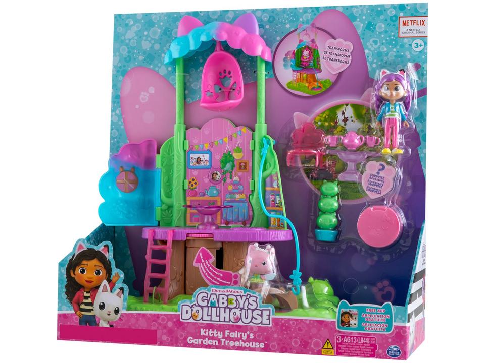Gabbys Dollhouse Kitty Fadinha Com Casa na Árvore - 9