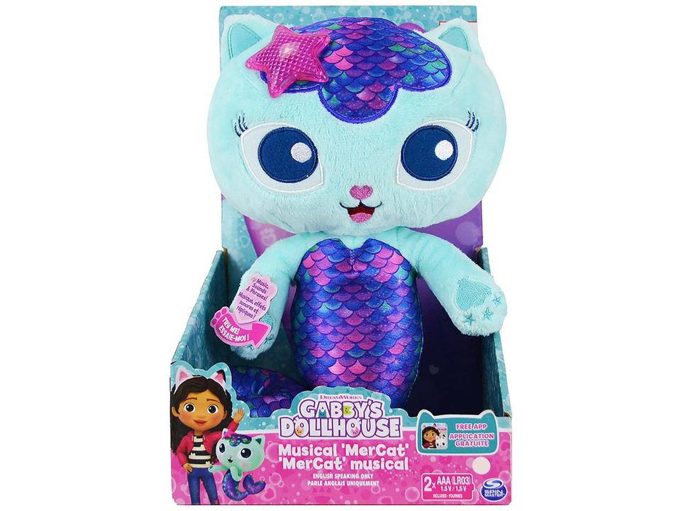 Gabbys Dollhouse Pelúcia Sereia Mercat - 7