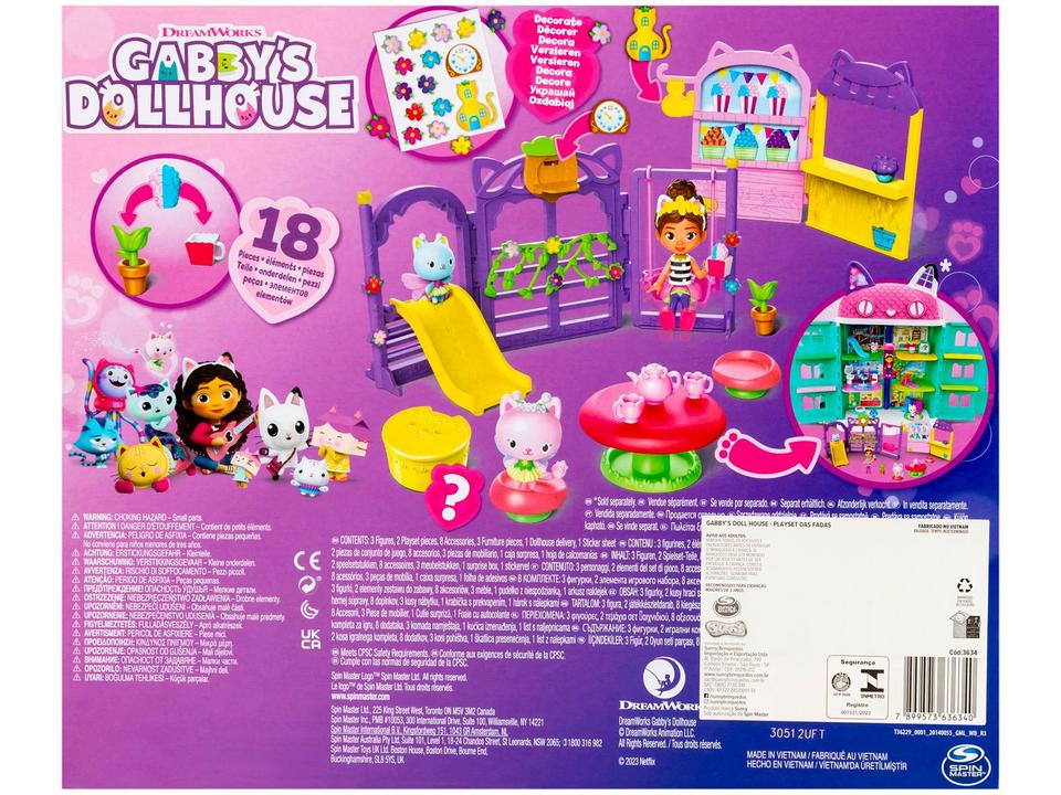 Gabbys Dollhouse Playset das Fadas DreamWorks - 11