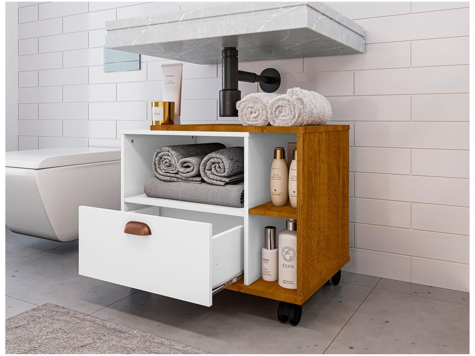 Gabinete para Banheiro 1 Gaveta Móveis Bechara Tóquio - 2