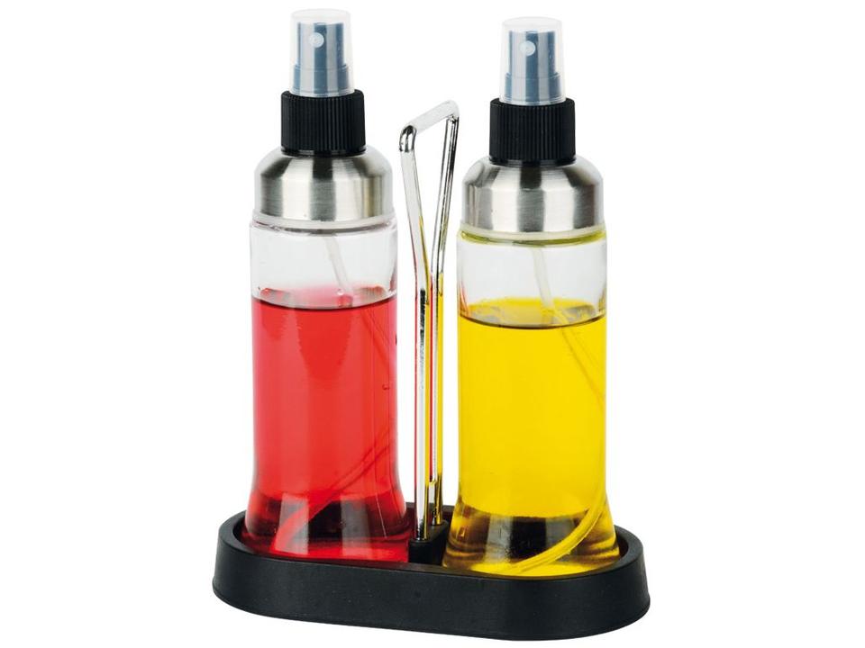 Galheteiro de Vidro Hauskraft com Suporte 2 Peças GLHT059 170ml - 1