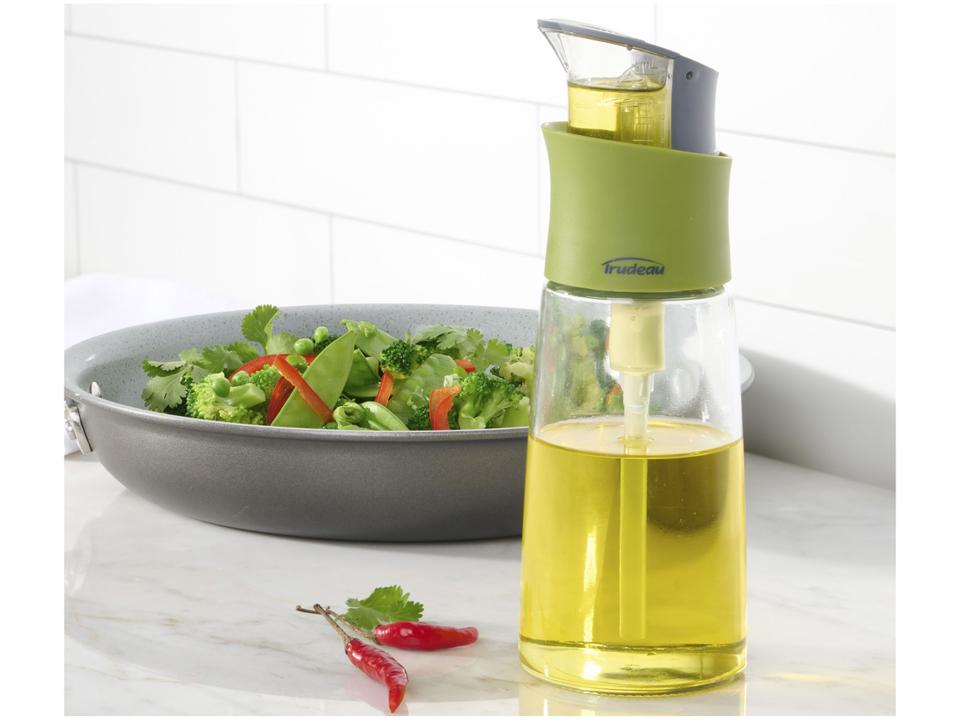 Galheteiro de Vidro Trudeau Tampa Dosadora 320ml - 1