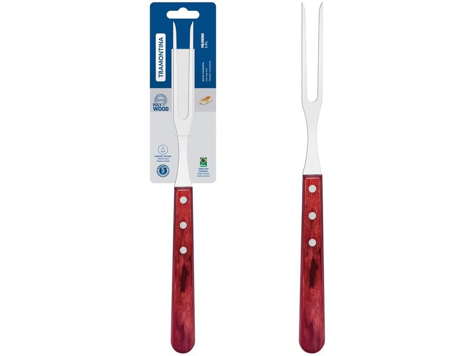Garfo Trinchante Tramontina Inox Polywood - 2