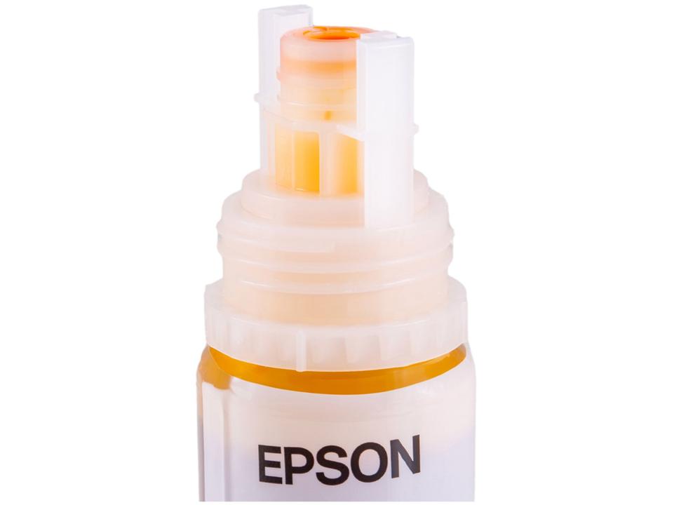 Garrafa de Tinta Epson EcoTank T504 Amarelo Original Refil - 2