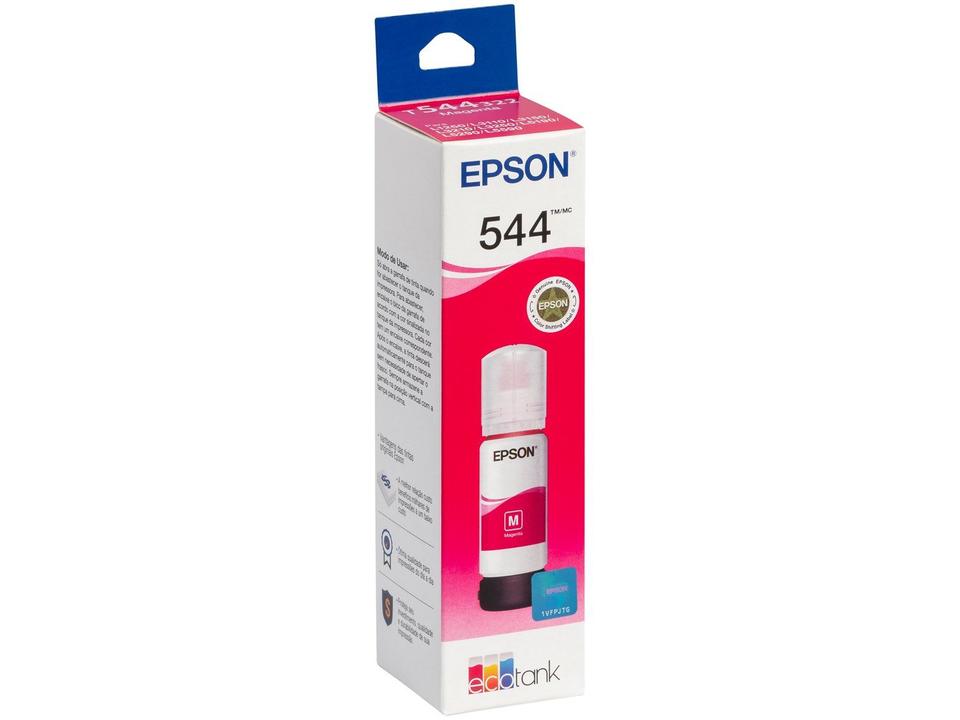 Garrafa de Tinta Epson EcoTank T544 Magenta Original Refil - 3