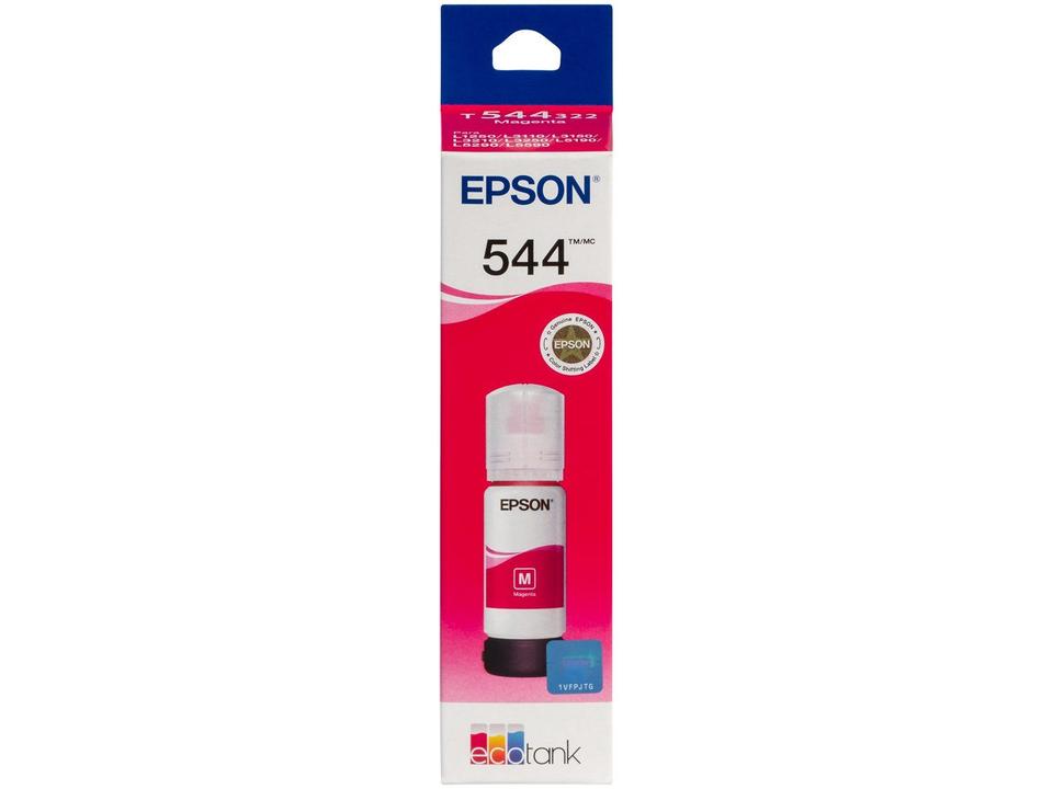 Garrafa de Tinta Epson EcoTank T544 Magenta Original Refil - 2