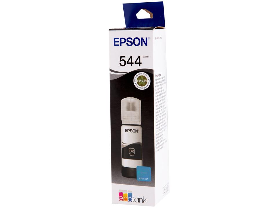 Garrafa de Tinta Epson EcoTank T544 Preta Original Refil - 3