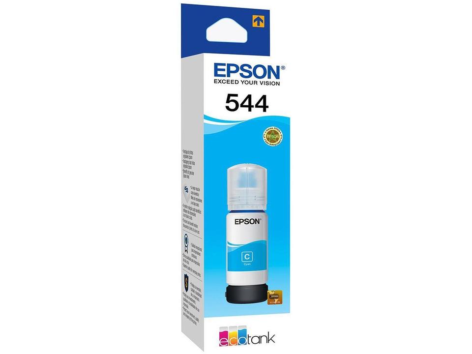 Garrafa de Tinta Epson EcoTank T544220 Ciano Original Refil - 4
