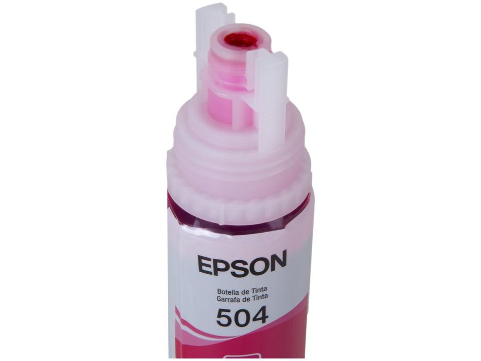 Garrafa de Tinta Epson T504 Magenta Original Refil - 4
